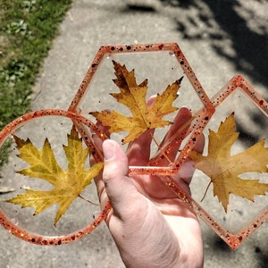 Fall Leaves Resin Coasters