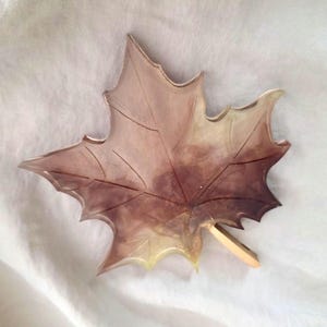 Autumn Leaf Coasters Fall Decor Resin Maple Leaf Drinkware Set | Housewarming Gift & Fall Home Accessories